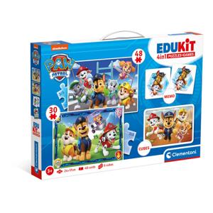 Clementoni Edukit PAW Patrol 4-in-1 puzzel- + spellenset
