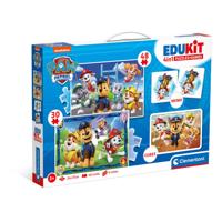 Clementoni Edukit PAW Patrol 4-in-1 puzzel- + spellenset