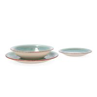 Serviesset Quid Vita Aqua Blauw Keramisch 18 Onderdelen