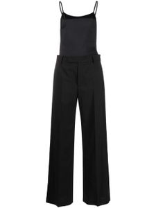 MM6 Maison Margiela combinaison à fines bretelles - Noir