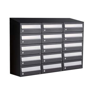 Allux Hive Set 3-Breed, 5-Hoog Met Dak Zwart - 40030070_3x5d