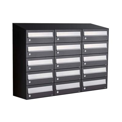 Allux Hive Set 3-Breed, 5-Hoog Met Dak Zwart - 40030070_3x5d