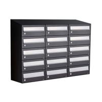 Allux Hive Set 3-Breed, 5-Hoog Met Dak Zwart - 40030070_3x5d