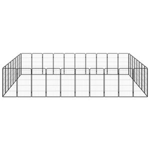 The Living Store Hondenkennel - Gepoedercoat staal - 500 x 400 x 100 cm - Stevig en duurzaam