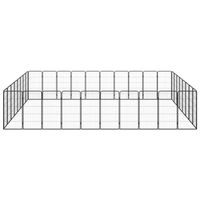 The Living Store Hondenkennel - Gepoedercoat staal - 500 x 400 x 100 cm - Stevig en duurzaam