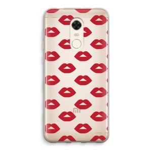 Lips: Xiaomi Redmi 5 Transparant Hoesje