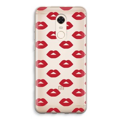 Lips: Xiaomi Redmi 5 Transparant Hoesje
