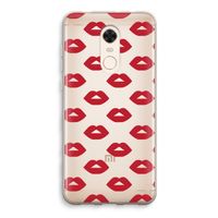 Lips: Xiaomi Redmi 5 Transparant Hoesje Lips: Xiaomi Redmi 5 Transparant Hoesje