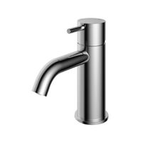 Wastafelmengkraan Hotbath Cobber 1-hendel Gebogen 14.3 cm Chroom