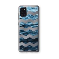 Oceaan: Samsung Galaxy A31 Transparant Hoesje - thumbnail