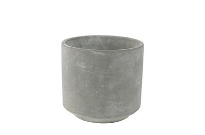 Bloempot Saar cement D12 H11 - Ts