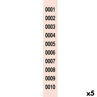 Nummerstroken voor loterij 1-10000 (5 Stuks)