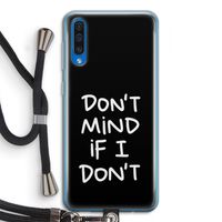 Don't Mind: Samsung Galaxy A50 Transparant Hoesje met koord