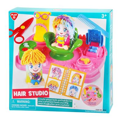 Play haarstudio kleiset, 4 kleipotjes