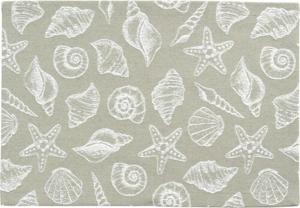 Sander Sander placemat Mussels 35x50 Fb. 19 - Beige