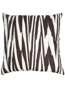 Missoni Home coussin à imprimé zébré - Noir