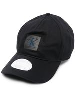 Calvin Klein Jeans casquette en coton biologique à patch logo - Noir - thumbnail