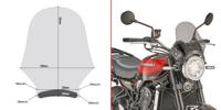 GIVI Universeel windscherm, voor de motorfiets, A210