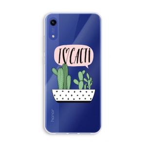 I love cacti: Honor Play 8A Transparant Hoesje