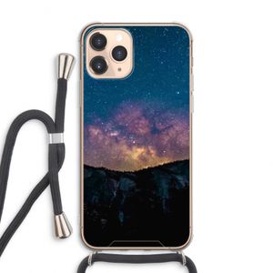Travel to space: iPhone 11 Pro Max Transparant Hoesje met koord