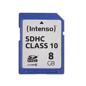 Intenso 3411460 flashgeheugen 8 GB SDHC Klasse 10