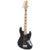 Vintage V495BLK Coaster Series 5-string Gloss Black vijfsnarige elektrische basgitaar
