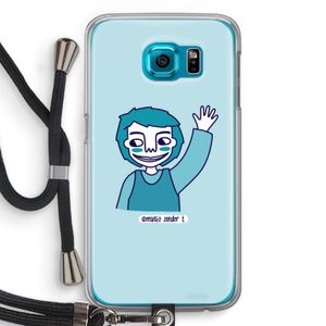 Zwaai: Samsung Galaxy S6 Transparant Hoesje met koord