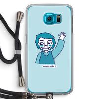 Zwaai: Samsung Galaxy S6 Transparant Hoesje met koord