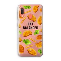 Eat Balanced: Samsung Galaxy A20e Transparant Hoesje