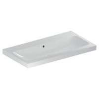 Geberit iCon Light wastafel 90x48 cm, zonder kraangat, met overloop, met KeraTect, wit - thumbnail