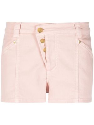 TOM FORD short en jean à boutonnière - Rose