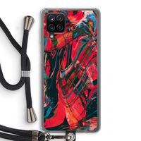 Endless Descent: Samsung Galaxy A12 Transparant Hoesje met koord