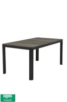 Qopps Queens tuintafel, 161x91 antraciet