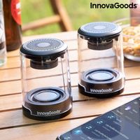 Oplaadbare magnetische draadloze luidsprekers Waveker InnovaGoods Pakket van 2 stuks - thumbnail