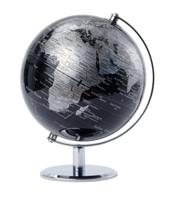Globe troika 20cm zwart-zilver