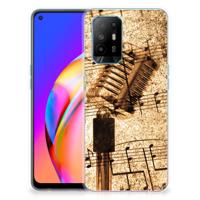OPPO A94 5G | Reno5 Z | Siliconen hoesje | met foto Bladmuziek