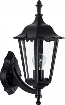 240v muurlamp ancona zwart - Ks verlichting