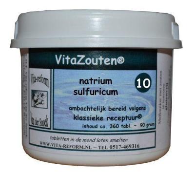 Vitazouten Natrium sulfuricum VitaZout nr. 10 360 Tabletten