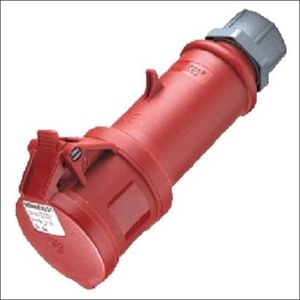 CEE Koppelcontactstop 32A 4P 400V type 763 IP44 schroefloze klem