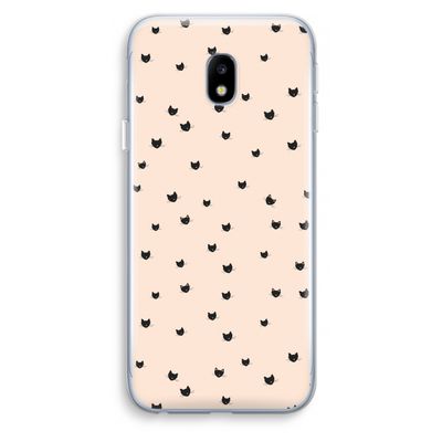 Kleine kattenkopjes: Samsung Galaxy J3 (2017) Transparant Hoesje