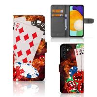 Samsung Galaxy A04s | Samsung Galaxy A13 5G | Wallet Case | met Pasjes | Casino