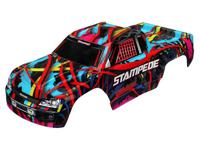 Traxxas - Body, Stampede, Hawaiian graphics (painted, decals applied), #TRX-3649 (TRX-3649)