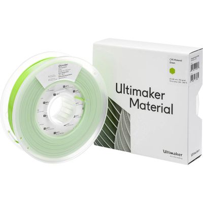 Ultimaker CPE - M0188 Green 750 - 201273 Filament CPE 2.85 mm 750 g Groen 1 stuk(s)