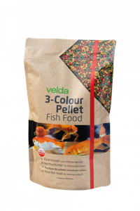 Velda 3-Colour Pellet Food - 1000ml Drijvend Visvoer voor Kleurrijke Vijvervissen