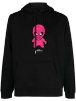 GCDS hoodie à patch alien - Noir