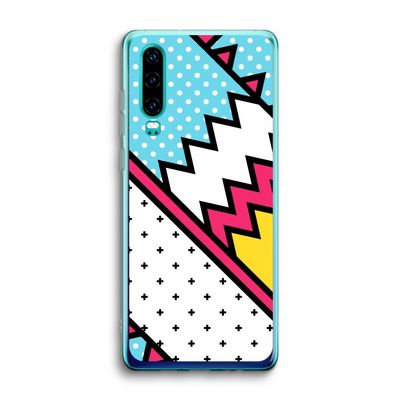 Pop Art #2: Huawei P30 Transparant Hoesje
