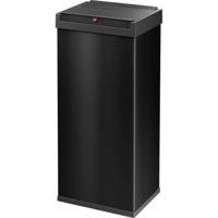 Hailo Bix-Box Swing XL 8602410 Afvalbak 52 l Plaatstaal (b x h x d) 339 x 763 x 260 mm Zwart Met zelfsluitende zwenkdeksel 1 stuk(s)