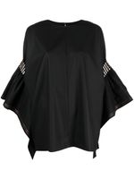 Junya Watanabe blouse en laine à ornements - Noir