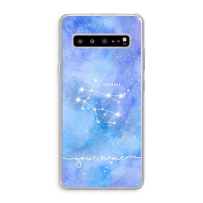 Sterrenbeeld - Licht: Samsung Galaxy S10 5G Transparant Hoesje
