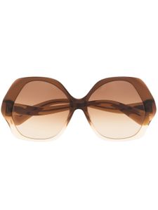 Vivienne Westwood lunettes de soleil à monture oversize - Marron